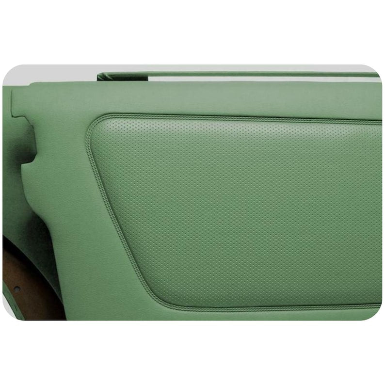 For Mercedes W123 4 Door Sedan Interior Door Panel Trim Set Green Color Replacement 1976–1986 Classic Car Restoration